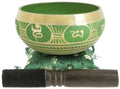 Taça tibetana Zazen com percutor em madeira