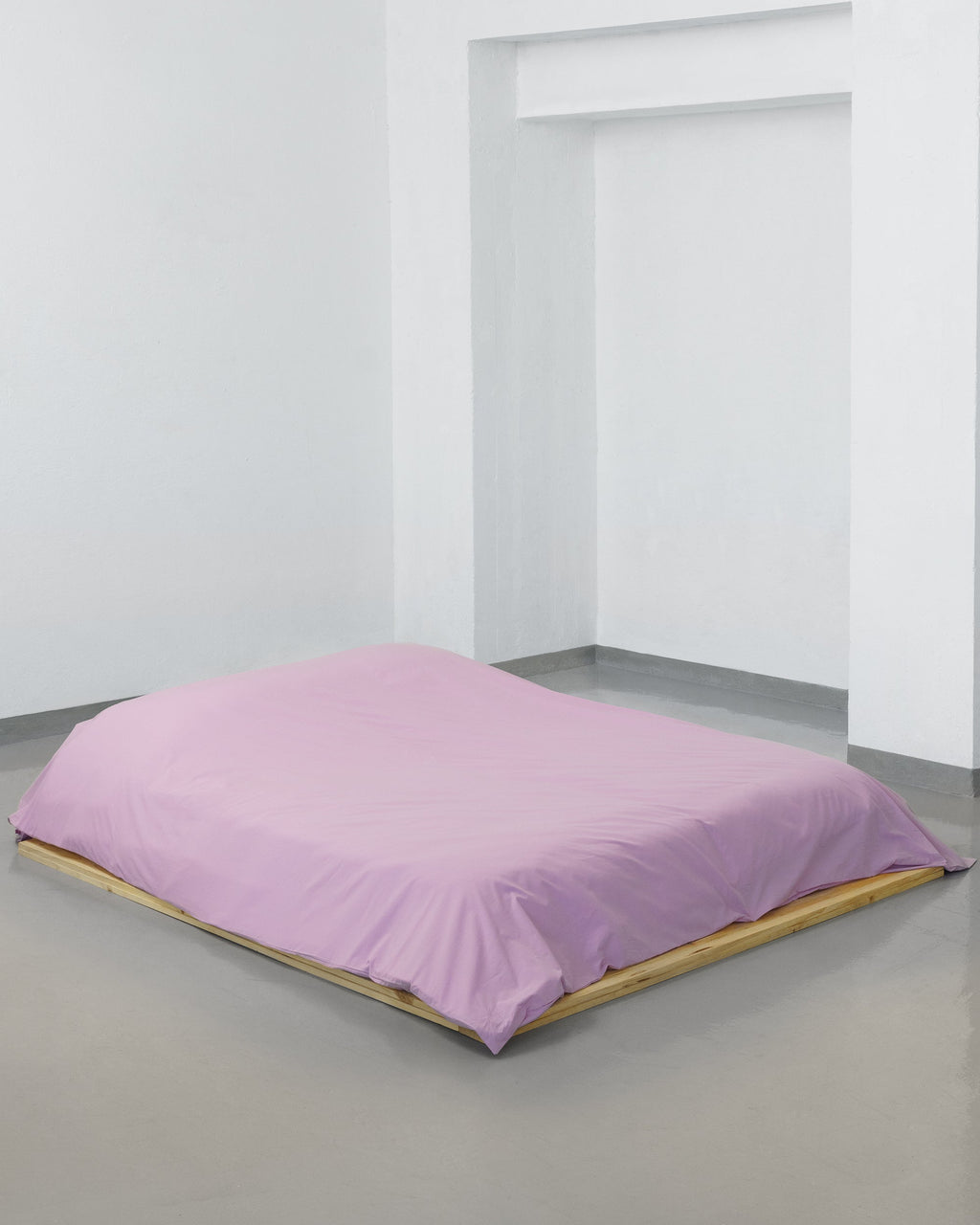 Capa de edredão - percal de 200 fios (Rosa)
