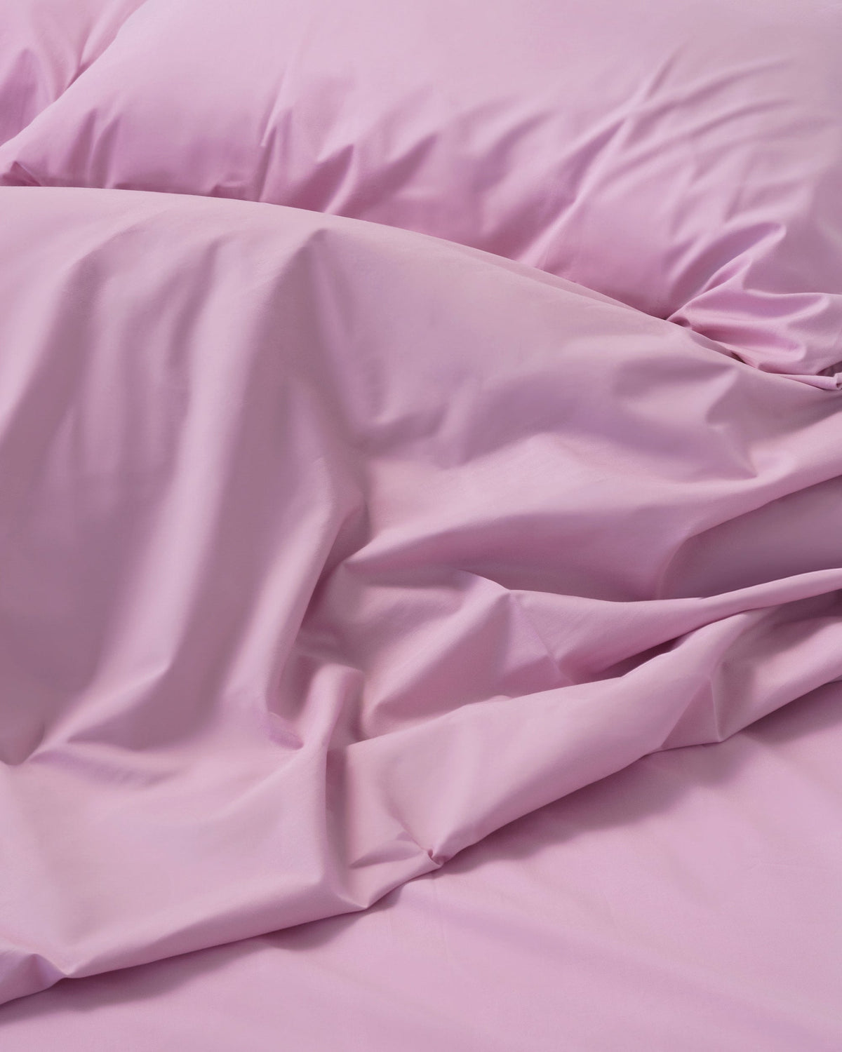 Duvet cover - 200 threads percale (Rose)