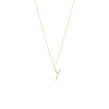 Golden Initial Y Necklace