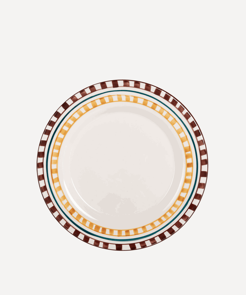 Prato de Jantar Charlotte Pintado à Mão - Conjunto de 4